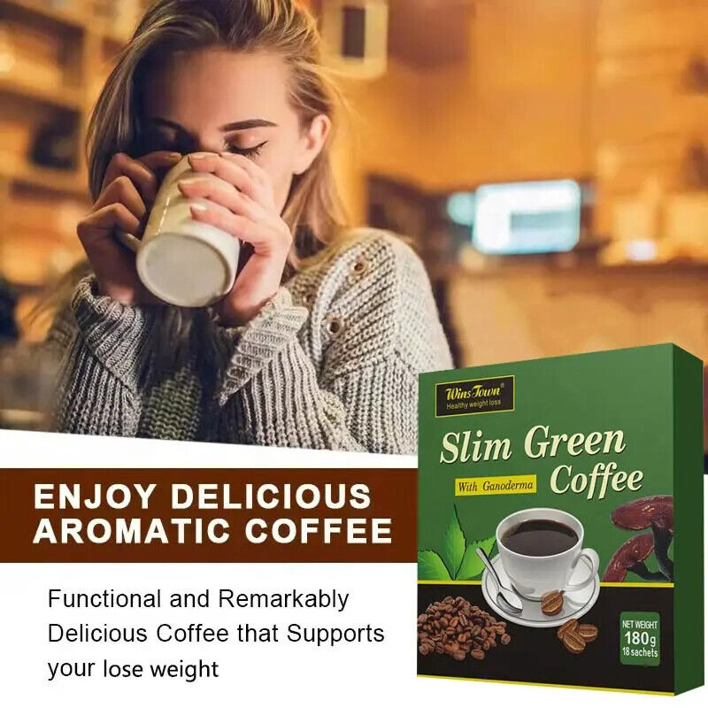 Café vert Minceur Slim Green Coffee Véritable Coupe Faim 10 sachets